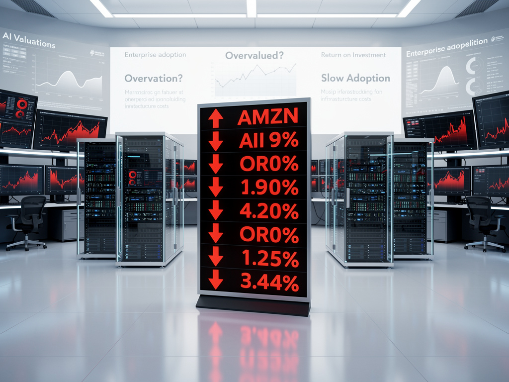 AI Sell-Off Sends Tech Stocks Lower