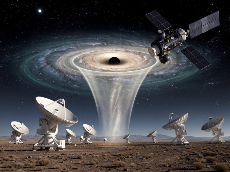 Milky Way Black Hole Finally Reveals Its Gentle Breeze After 50 Years