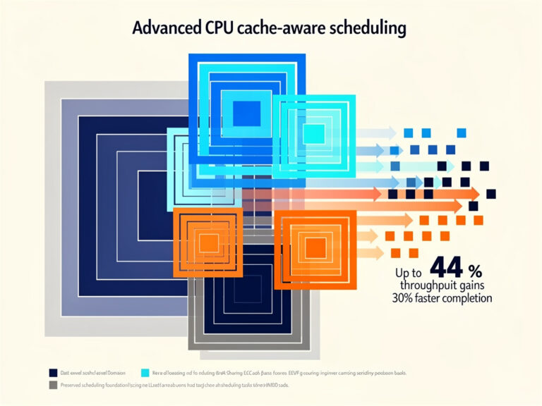 Linux 7.2 Scheduler Gains Cache Awareness to Squeeze More From Modern CPUs