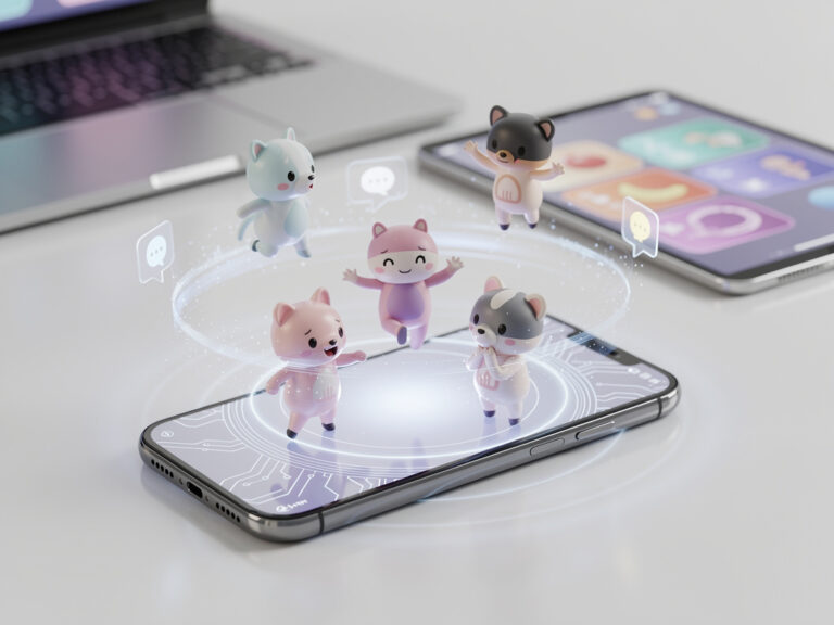 Pixi App Brings Real-Time 3D AR Characters to Life in Text Messages