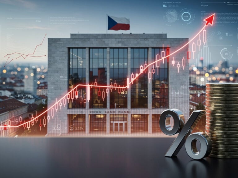 Czech Central Bank Ends Rate Pause With First Increase Since 2022 as Inflation Risks Mount