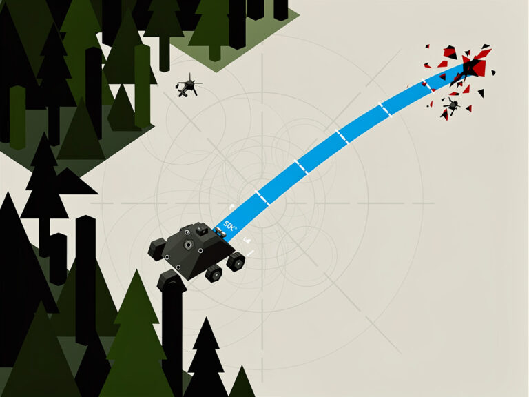 Ukraine’s Armed Ground Robots Chase Russian Infiltration Teams Through Forest Lines