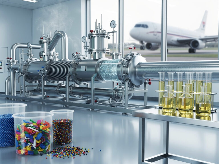 Scientists Convert Mixed Plastic Waste into Jet Fuel for 89 Cents per Liter