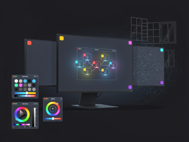 KDE Plasma 6.8 Adds Color-Coded Monitor Badges to Simplify Complex Display Setups