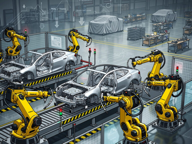 GM’s Robot Surge at Factory Zero: 50 Machines Arrive as 1,300 Workers Stay Idle