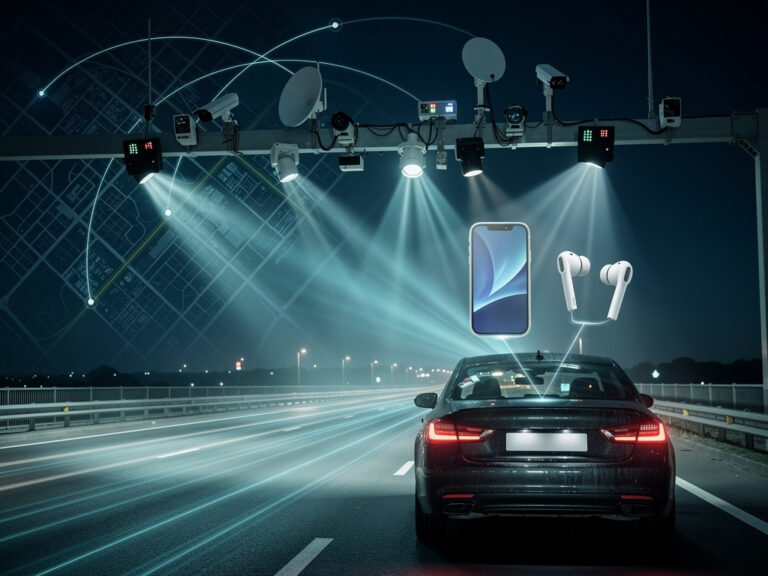 License Plate Cameras That Sniff Out Your iPhone and AirPods Push Surveillance Into Absurd New Territory