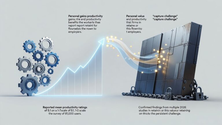 AI Lifts Worker Output, Yet Firms Struggle to Claim the Gains