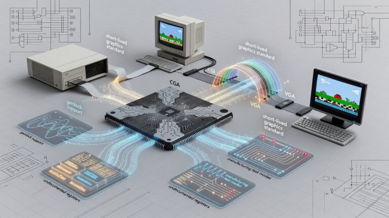 IBM’s Forgotten MCGA Graphics Chip Yields Secrets After Decades in Obscurity