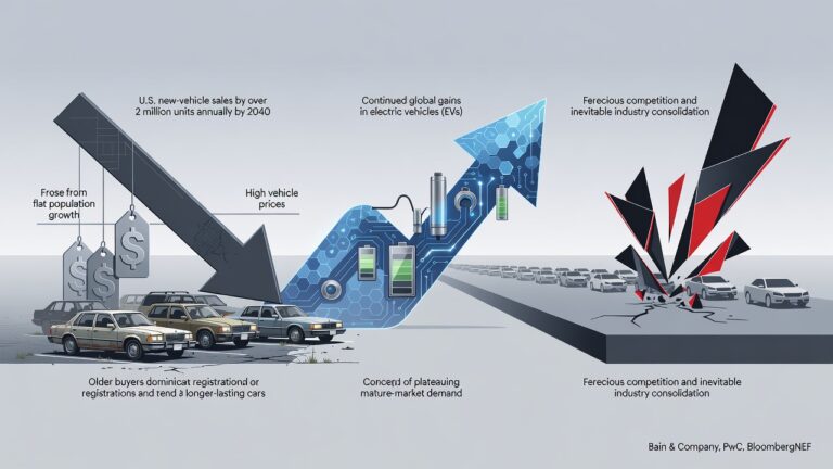 The Shrinking Road Ahead: Why U.S. Auto Sales Face a Historic Contraction by 2040