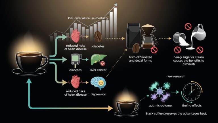 The Morning Cup That May Add Years: What Decades of Coffee Research Really Shows