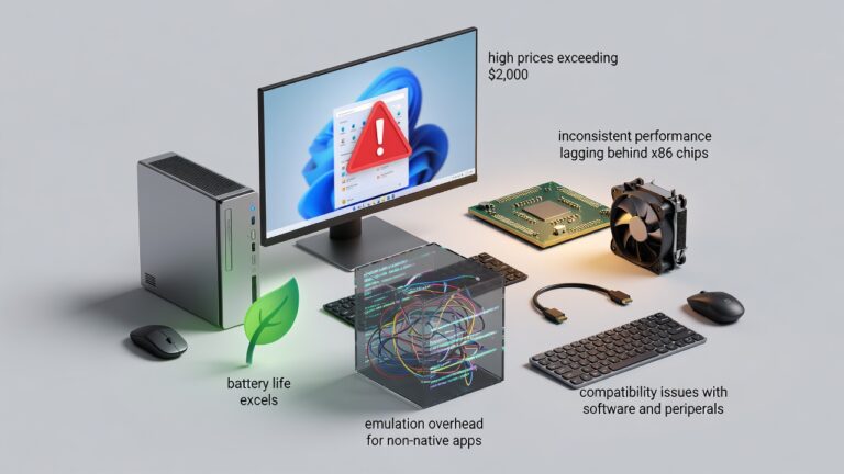 Arm Windows PCs Struggle with High Prices, Compatibility Issues and Slow Performance