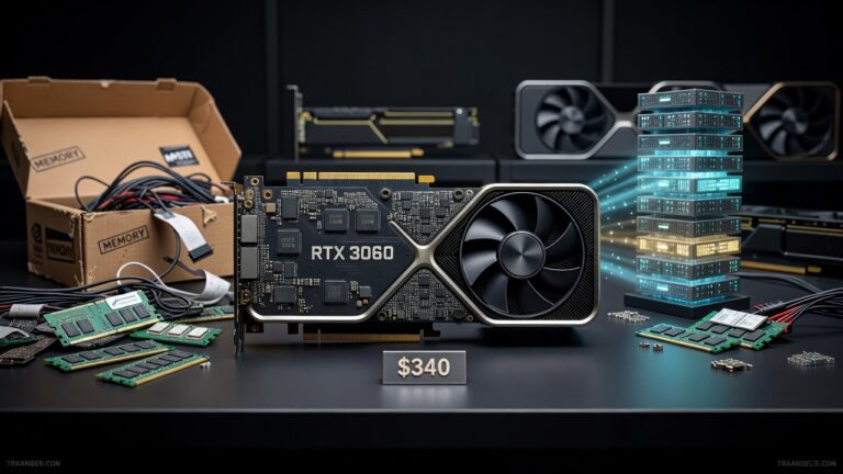 Nvidia Resurrects the RTX 3060 Five Years On as Memory Shortages Grip the GPU Market