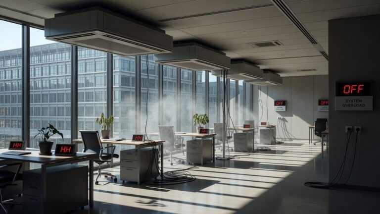EU Buildings Unprepared as Record Heat Shuts Down Brussels Air Conditioning