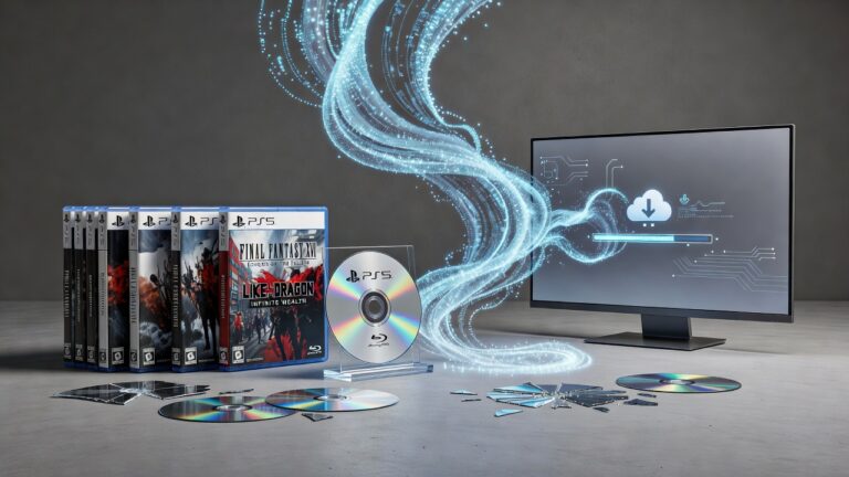 Sony to Halt PS5 Physical Discs in Japan for Final Fantasy and Like a Dragon Games