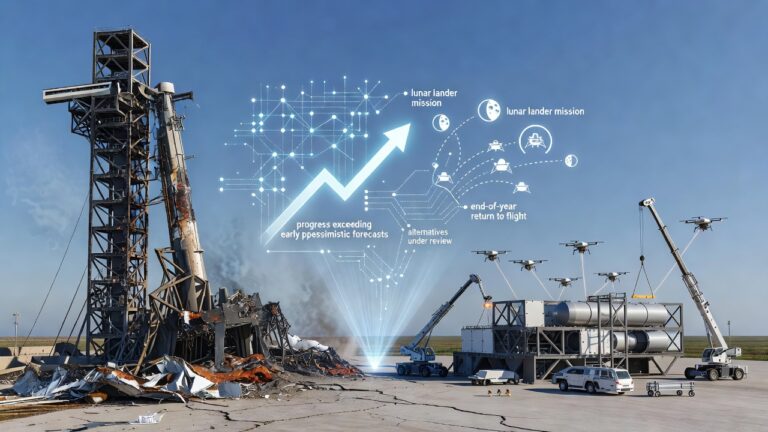 NASA Chief Hails Blue Origin’s Swift Recovery Push After New Glenn Pad Explosion