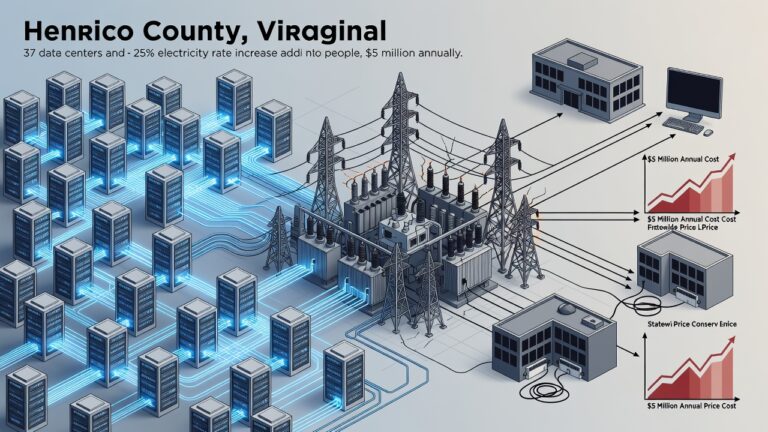 Virginia County Turns Off School Lights as AI Data Centers Drive 25% Electricity Rate Hike