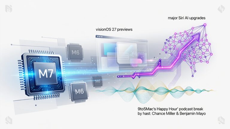 Apple Accelerates M7 Chip Plans as M6 Skips Loom and visionOS 27 Takes Shape