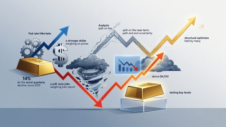 Gold’s Brutal Quarter: From $5,500 Highs to $4,000 Test and Back