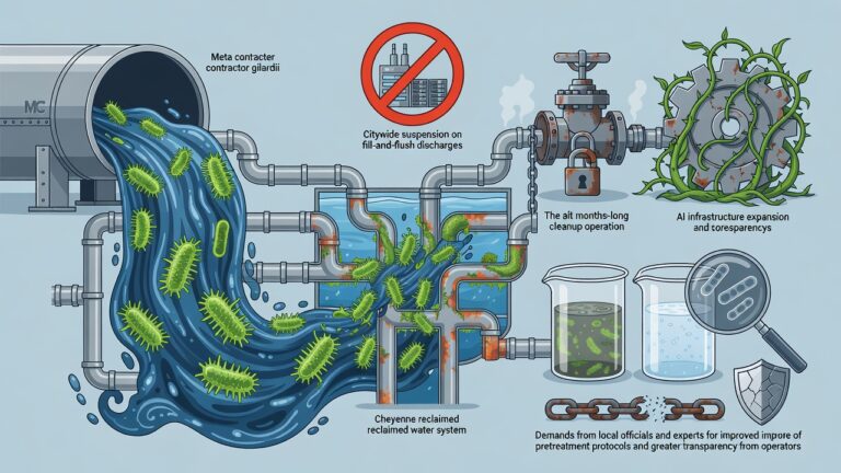 Cheyenne’s Water Reclamation Breakdown: How a Meta Contractor’s Discharge Forced a Citywide Data Center Ban
