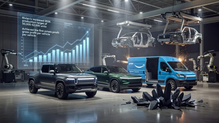 Rivian Raises 2026 Production Target to 52,000 Vehicles Amid Strong Demand