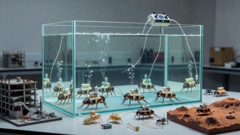 Cyborg Cockroaches Don Scuba Suits and Eye Mars in Latest Biohybrid Advance