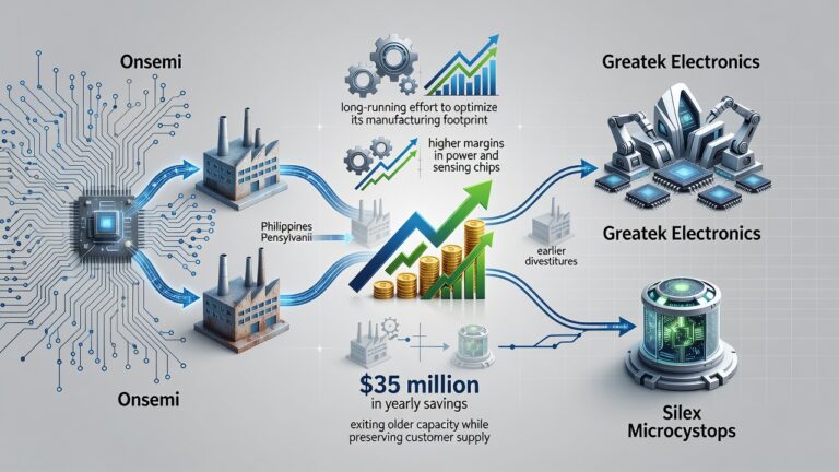 Onsemi Sheds Two More Fabs in Cost-Cut Push