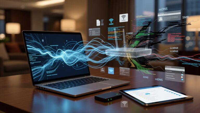 Windows Laptops Leak Personal and Corporate Data on Hotel Wi-Fi
