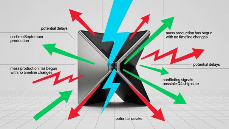 Apple’s Foldable iPhone Hangs in Balance as Supply Chain Signals Flip Between Delay and On-Time Launch