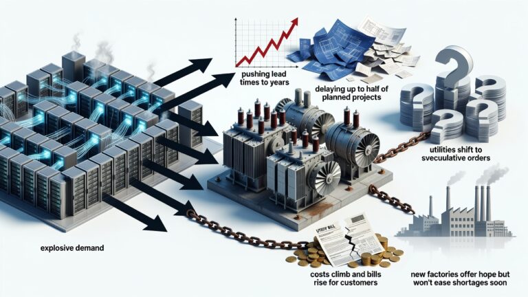 Power Grid’s Hidden Crisis: How AI Data Centers Are Starving Utilities of Transformers and Turbines