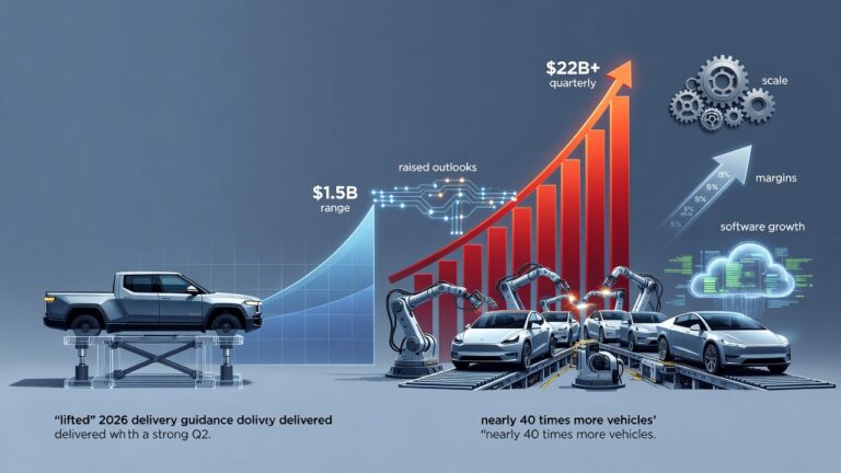 Rivian Charges Ahead on Deliveries While Tesla Towers Over Revenue Charts