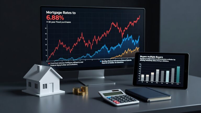 Mortgage Rates Rise to 6.88% as Fed Signals Caution on Inflation