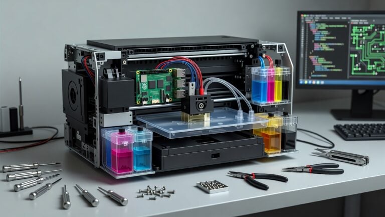 Open-Source Raspberry Pi Inkjet Printer Ends DRM and Cartridge Lock-In