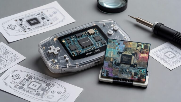 Luke Wren’s RISCBoy: A Hand-Built RISC-V Games Console That Reaches for Silicon