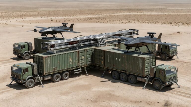 China Unveils Container-Based Modular Drone Catapult System