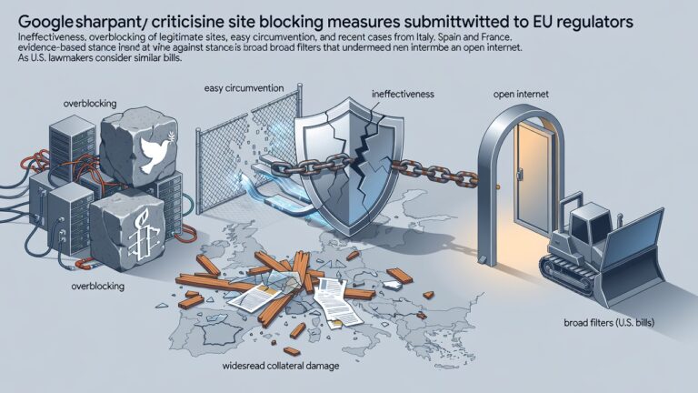 Google’s Stand Against Site Blocking: Why Blanket Internet Filters Fail Users and Innovation