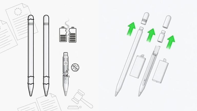 Apple’s Next Pencils Face EU Pressure to Shed Their Disposable Past