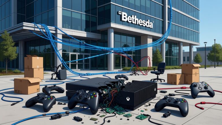 Xbox Layoffs Ignite Union Fury: Hundreds Protest at Bethesda HQ