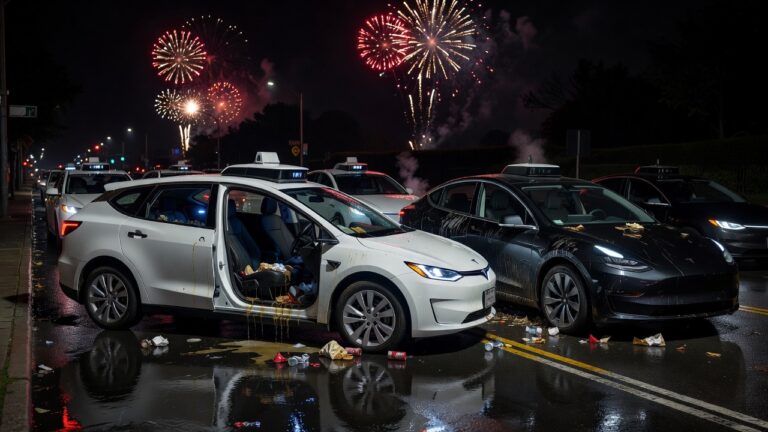 Robotaxis Breed Chaos: From Vomit-Filled Seats to Blackout Gridlock, the Messy Reality of Driverless Rides