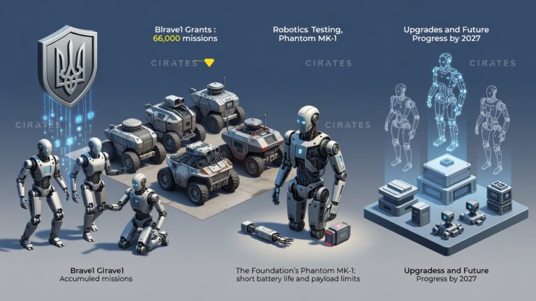 Ukraine’s Push for Humanoid Combat Robots Faces Battery Limits and Battlefield Reality