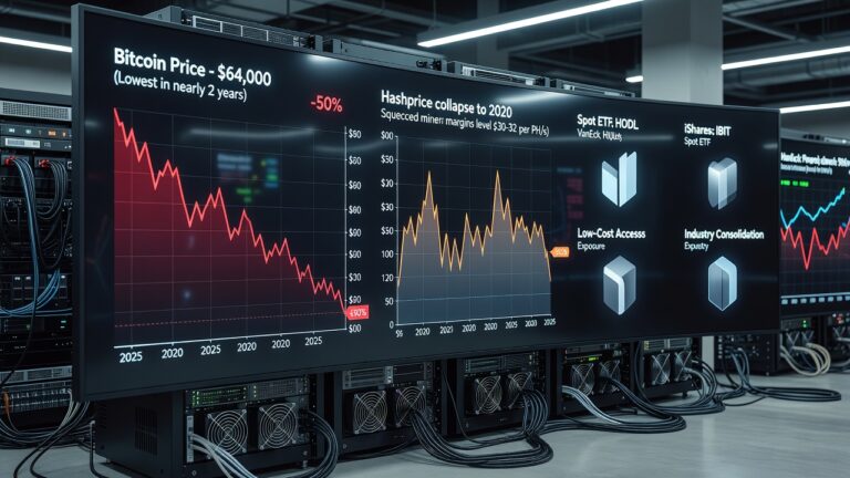 Bitcoin at Two-Year Lows: Miners Scramble as Hashprice Hits 2020 Levels