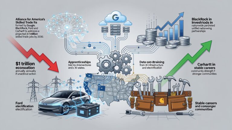 Google, BlackRock, Ford and Carhartt Team Up to Fix America’s 2.1 Million Skilled Trades Gap