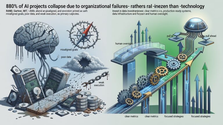 The AI Reckoning: Why 80% of Projects Collapse and Which Firms Will Endure