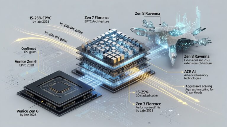 AMD Maps Out EPYC Path to 288 Cores With Florence and Beyond